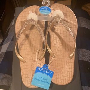 Women’s glitter sandals